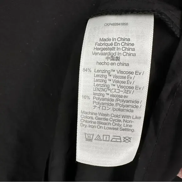 Madewell “The Ariana”  Black Midi Dress - Picture 9 of 13